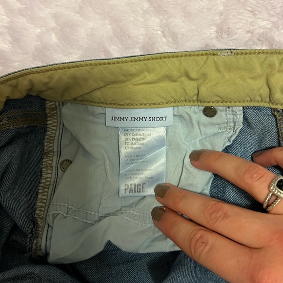 Paige Denim Shorts - Size 27 - Picture 4 of 4